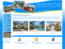 Tablet Screenshot of orlandotownhouse.net